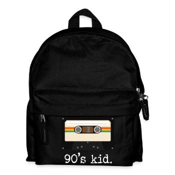 Kid des années 90 – t-shirt rétro pour les fans des années 90 - Sac à dos Enfant - noir - Devant