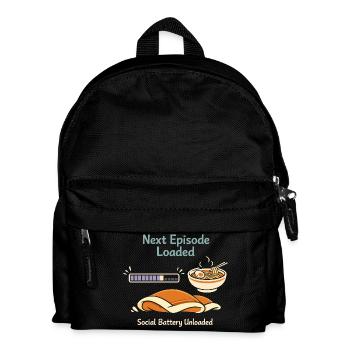 Anime introvert Weeb couch potato - Kids' Backpack - black - Front