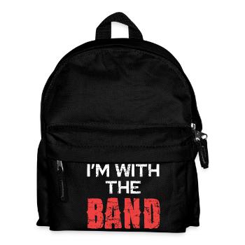 I'm with the band - Kids' Backpack - black - Front