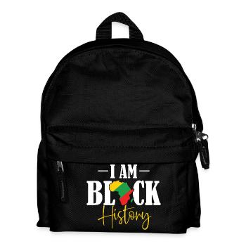 Carte de l’histoire de l’Afrique de I Am Black : afrocentrique - Sac à dos Enfant - noir - Devant