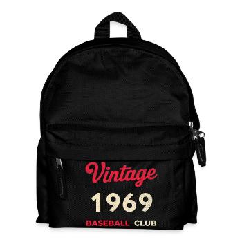 Vintage 1969 – Baseball Club Retro Birth Year - Kids' Backpack - black - Front