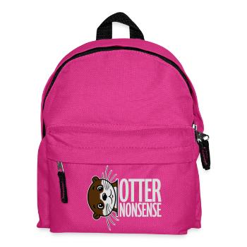 Otter Nonsense Lustig Wortspiel Otter Liebe Spruch - Kinder Rucksack - Fuchsia - Vorne