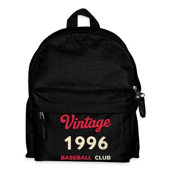Vintage 1996 – Année de naissance rétro du club de baseball - Sac à dos Enfant - noir - Devant