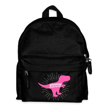 Grannysaurus T-Rex Dinosaurier Lustige Granny Nan - Kinder Rucksack - Schwarz - Vorne