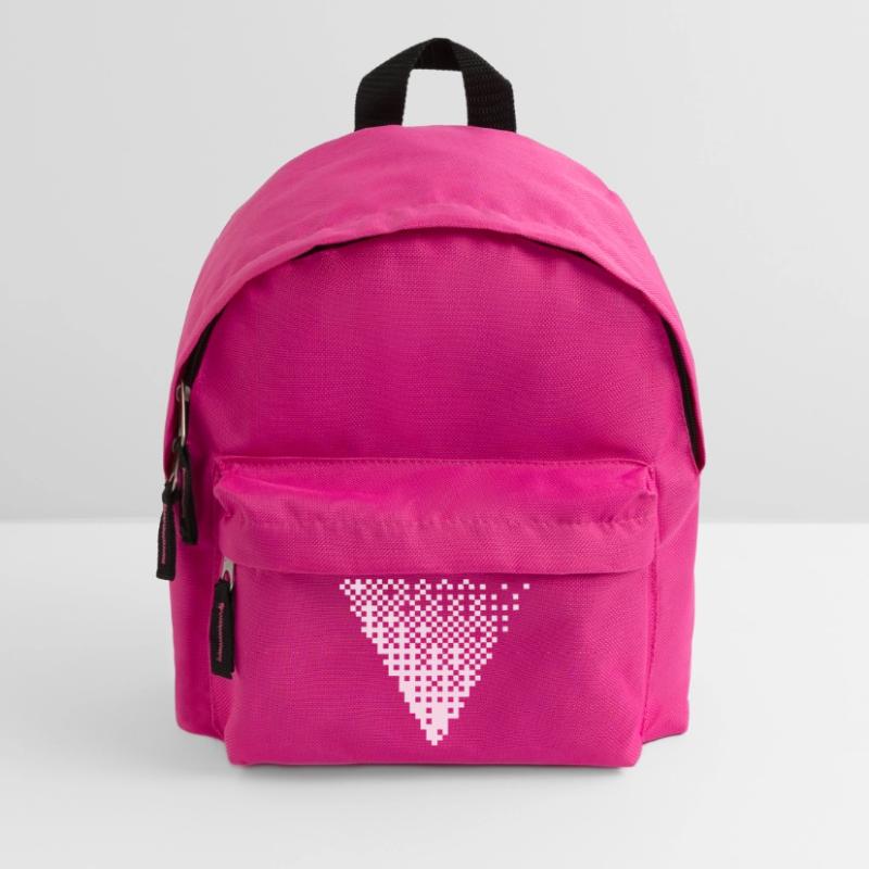 Triangular Halftone Pixel Grid Kids' Backpack