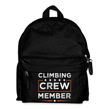 Climbing Crew - Kinder Rucksack - Schwarz - Vorne