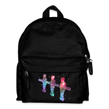 Tischkicker Kickern Weltraum Kinder Tischfußball - Kinder Rucksack - Schwarz - Vorne