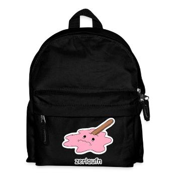 zerlaufn – Eis Meme - Kinder Rucksack - Schwarz - Vorne