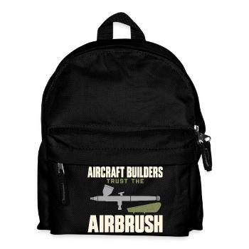 Modellflugzeug Maßstabsflugzeug Modellbaukasten Gi - Kinder Rucksack - Schwarz - Vorne