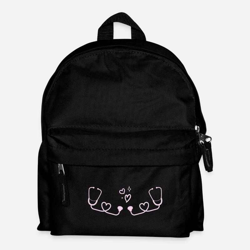 Arzt, Arzt, Krankenschwester - Kinder Rucksack - Schwarz