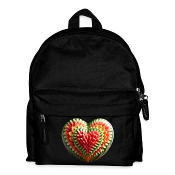 A melon heart - Kids' Backpack - black - Front