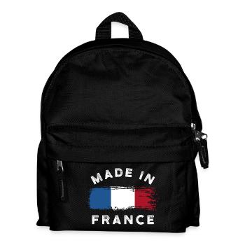 Fabriqué en France - Drapeau France - Sac à dos Enfant - noir - Devant