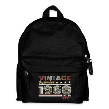 Jahrgang September 1968 September 1968 September - Kinder Rucksack - Schwarz - Vorne