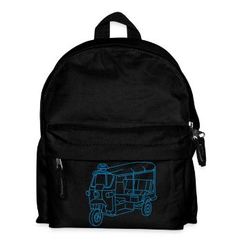 Tuktuk ou autorickshaw - Sac à dos Enfant - noir - Devant