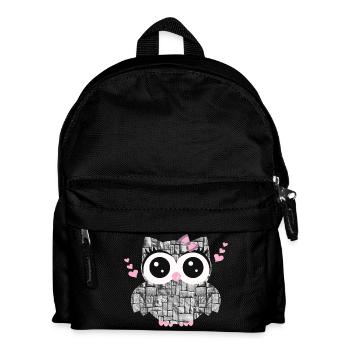 Owl Stone - Kids' Backpack - black - Front