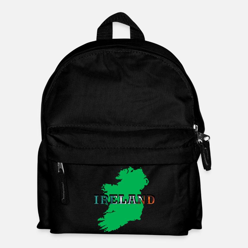 IRELAND ON MAP - Kids' Backpack - black