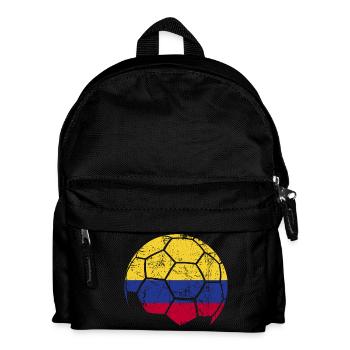 Colombia Soccer Ball Fußball - Kinder Rucksack - Schwarz - Vorne
