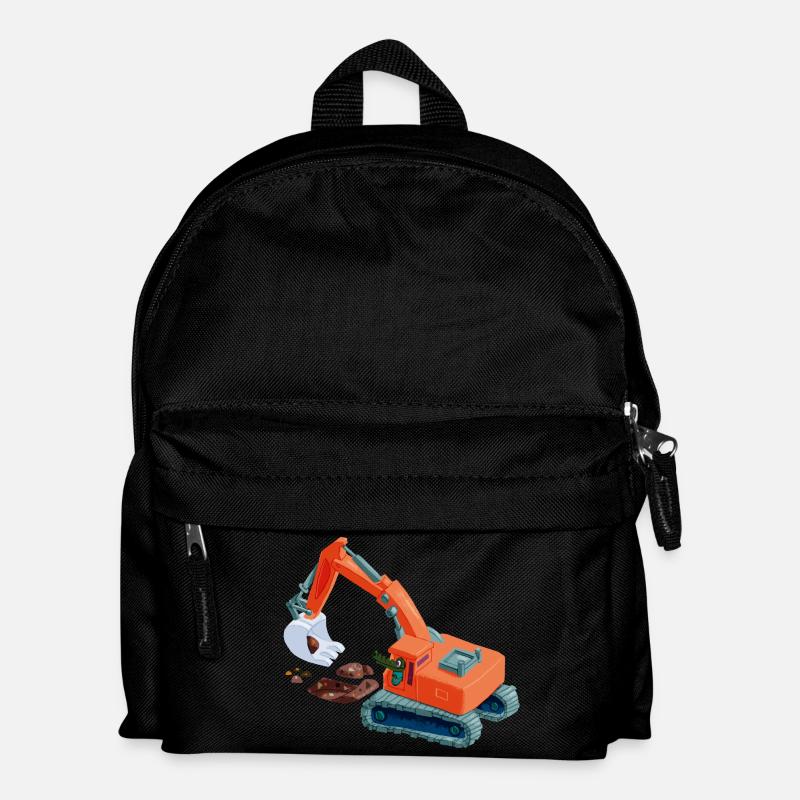 KrokoSchaufler - Kinder Rucksack - Schwarz