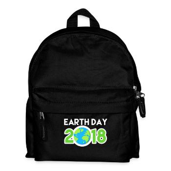 Gehen Planet es ist Ihr Tag der Erde 2018 Shirt - Geschenk - Kinder Rucksack - Schwarz - Vorne