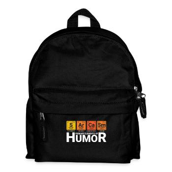 Humour drôle de sarcasme - Sac à dos Enfant - noir - Devant