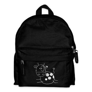 Cool Cow I Stick Figure Beef Farmer Gift - Kids' Backpack - black - Front