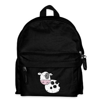 Funny Cow Comic I Kids Gift I Calves - Kids' Backpack - black - Front