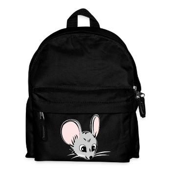 Souris tête de souris - Sac à dos Enfant - noir - Devant