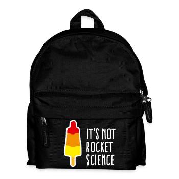 It's not rocket science Eis am Stiel Rakete nerd - Kinder Rucksack - Schwarz - Vorne
