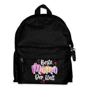 Beste Mama Der Welt - Kinder Rucksack - Schwarz - Vorne