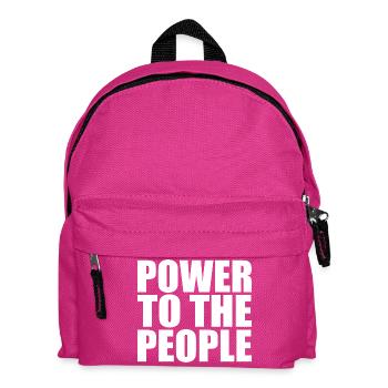 Power to the people - Kids' Backpack - fuchsia - Front