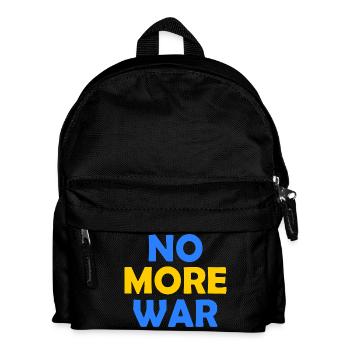 No more war - Kinder Rucksack - Schwarz - Vorne