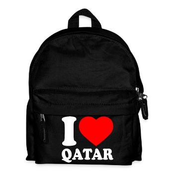 I love qatar - Sac à dos Enfant - noir - Devant