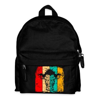 Cow retro - Kids' Backpack - black - Front
