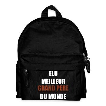 Elu meilleurs grand père du monde - Sac à dos Enfant - noir - Devant