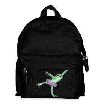 Frog Ballerina Ballet Dance - Kids' Backpack - black - Front