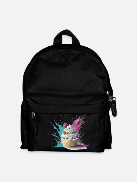 Sweet Cupcake - Kinder Rucksack - Schwarz