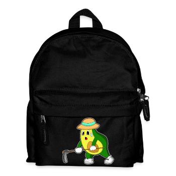 Avocado Landwirt Hacke Bauernhof - Kids' Backpack - black - Front