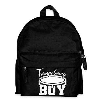 Trampoline Jumper Boy - Kids' Backpack - black - Front