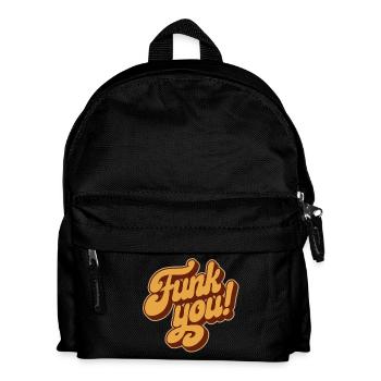 Funk Soul Music Funk You Retro 60s 70s 80s - Kids' Backpack - black - Front