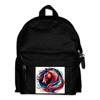 Cheval - Sac à dos Enfant - noir - Devant