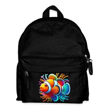 Poisson-clown - Sac à dos Enfant - noir - Devant