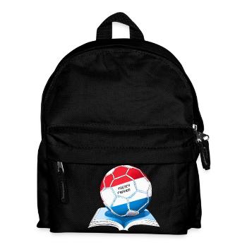 French fashion in a modern design - Kids' Backpack - black - Front