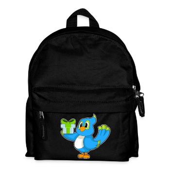 Papagei Geburtstag Paket - Kinder Rucksack - Schwarz - Vorne