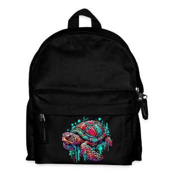 Tortue - Sac à dos Enfant - noir - Devant