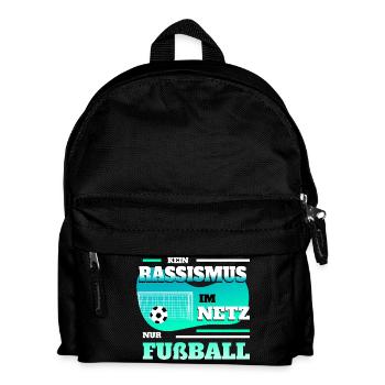 No racism on the Internet - Kids' Backpack - black - Front