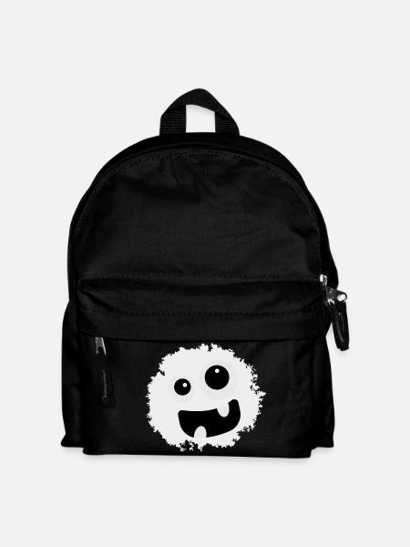 Lachendes Monster - Halloween - Gespenst - Geist - Kinder Rucksack - Schwarz