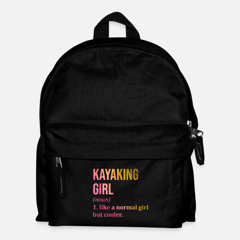 kajaken - Kinder Rucksack - Schwarz