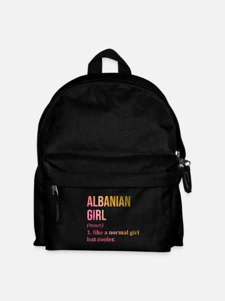 Albanien, Albanien, Albanien - Kinder Rucksack - Schwarz