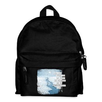 Mais que la justice coule comme de l’eau. - Sac à dos Enfant - noir - Devant