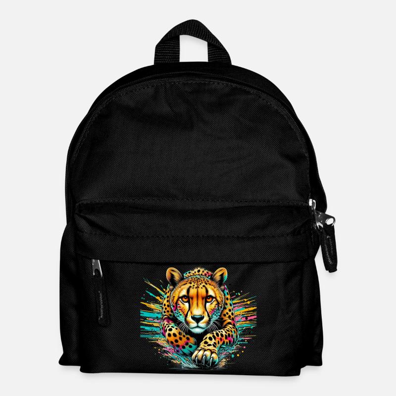 Gepard - Kinder Rucksack - Schwarz